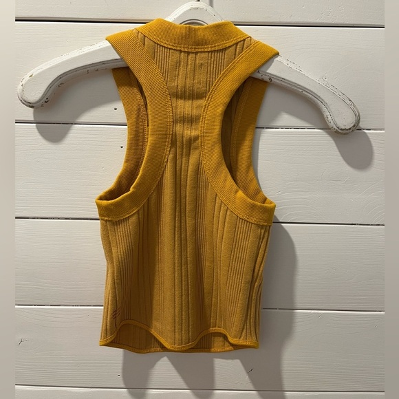 Yellow Ribbed Sleeveless Top - BDG Urban Outfitters (Size S) - Picture 8 of 8